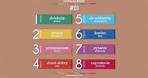 #01 - La lingua polacca - 500 parole. Studiamo la polacco da soli.
