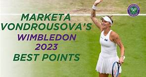 Magical Marketa | Marketa Vondrousova Best Points from Wimbledon 2023