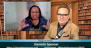 Author Danielle Spencer featured on the talk show Briggs on Books