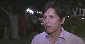 L.A. City Councilmember Kevin de León speaks to KTLA following fight at holiday event