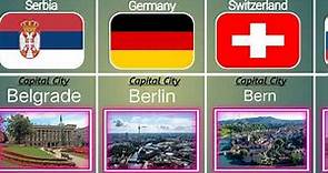Europe || List of the capital cities of the European Union and other countries of Europe #europe