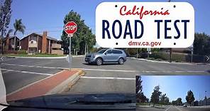 Santa Ana DMV Full Road Test with Precheck and Rear View Dash Cam (Orange County, CA)
