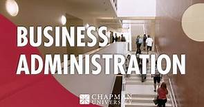 Business Administration at Chapman University