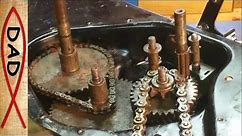 (Update) Craftsman rear tine tiller repair - stuck gears