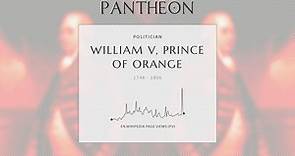William V, Prince of Orange Biography - Prince of Orange from 1751 to 1806