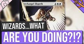 Wizards...What Are You Doing?!? | Archangel Elspeth | March of the Machine Spoilers | MTG