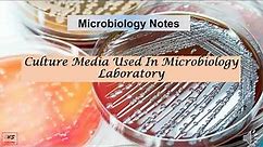 What is Culture Media | different classification of culture media | Microbiology notes | Lecture