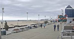 Ocean City, MD Boardwalk Cam - Maryland beach live webcam - ocean city boardwalk live cam