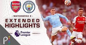Arsenal v. Manchester City | PREMIER LEAGUE HIGHLIGHTS | 10/8/2023 | NBC Sports