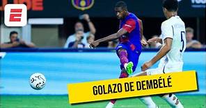 GOLAZO DE DEMBÉLÉ ya pone a ganar al Barcelona por 1-0 vs Real Madrid | ESPN Deportes