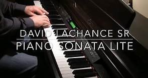 Dave LaChance Sonata Lite - Original Piano Composition written by David LaChance Sr.