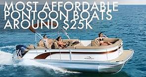 Top 5 Pontoon Boats Around $25K | Price & Features