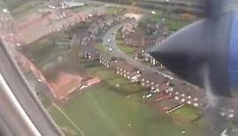 Sheffield City Airport landing, October 2000