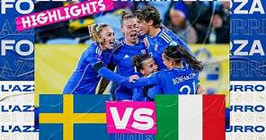 Highlights: Svezia-Italia 1-1 | Femminile | UEFA Women’s Nations League