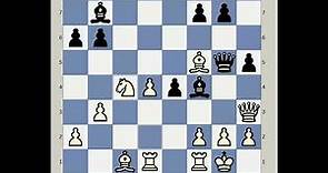 Uhlmann, Wolfgang vs Stahl, Franz | Germany Chess U20 1951, Leipzig