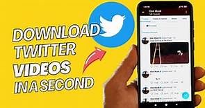 Download Twitter Videos with Single Click in 2023 | Twitter Video Downloader