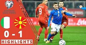Italy vs Macedonia 0-1 Highlights & Goals | World Cup European Qualifiers - 2022