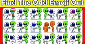 HOW GOOD ARE YOUR EYES #1 | Find The Odd Emoji Out - UFO | Emoji Puzzle Quiz