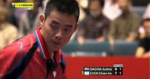 2014.世界桌球團體錦標賽12強賽 中華男子隊迎戰克羅埃西亞 第1點