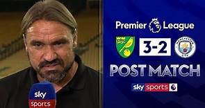 "It's a great day for us, the club and supporters! | Daniel Farke Post Match | Norwich 3-2 Man City
