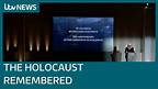 Holocaust Memorial Day: World remembers six million Jewish people murdered by Nazis | ITV News
