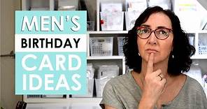 How to Make 3 QUICK & EASY Men's Birthday Card Ideas!