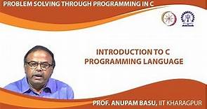 Introduction to C Programming Language