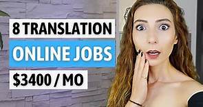 8 Freelance Translation Jobs Online - Work from Home Remote Jobs (Beginner Friendly)