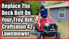 Replace the Deck Belt On Your Troy Bilt Pony Riding Lawnmower (42")