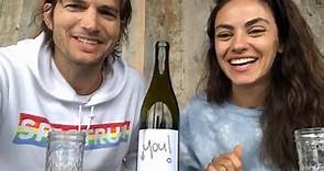 Ashton Kutcher and Mila Kunis launch a “quarantine wine”
