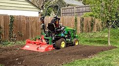 GET RICH! or FUN WAY TO GO BROKE? Tilling Gardens with Subcompact Tractor!