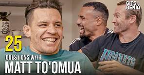 25 questions with Matt To'omua about his rugby career