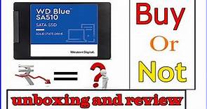 Western Digital WD Blue SA510 SATA 500GB SSD unboxing| LOWEST price SSD 500GB Laptop/Desktop WD