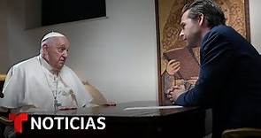 El papa Francisco habla en entrevista exclusiva de su salud, aborto y migración | Noticias Telemundo