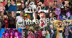 100 Disney Characters!! ONE HUNDRED of the BEST Characters you can meet at Disney!