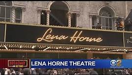Lena Horne makes history as first Black woman to have Broadway theater named after her