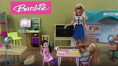 Barbie First Day of School Story with Chelsea Going to Kindergarten: Barbie Dolls and Toys