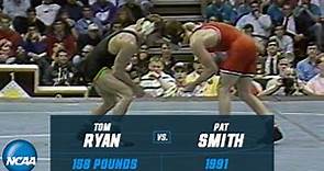 Pat Smith vs. Tom Ryan | 1991 NCAA title match at 158 pounds