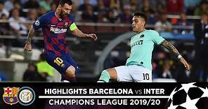 BARCELONA 2-1 INTER | HIGHLIGHTS | Matchday 02 - UEFA Champions League 2019/20