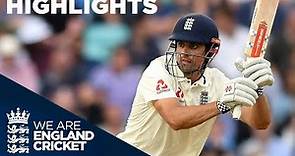 Alastair Cook Unbeaten On 46! | England v India 5th Test Day 3 2018 - Highlights