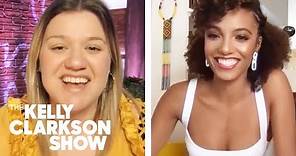 ‘Kissing Booth 2' Star Maisie Richardson-Sellers Introduces Kelly Clarkson To Kelly The Sunflower 🌻