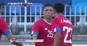 Gol de Anthony Hernández con Costa Rica