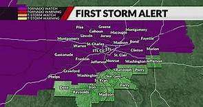 Forecast: Rounds of severe weather Monday near St. Louis