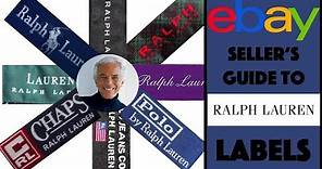 eBay Seller's Guide to Ralph Lauren Labels