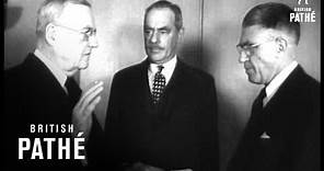 John Foster Dulles Sworn In As Foreign Policy Aide (1950)
