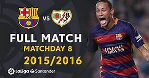 FC Barcelona vs Rayo Vallecano (5-2) J08 2015/2016 - FULL MATCH