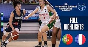 Portugal - France | Basketball Highlights - Semi-Finals | #FIBAU16Europe Women