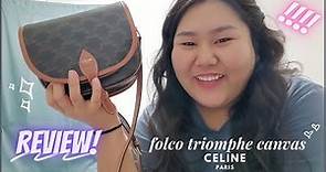 [REVIEW] 2020 CELINE Folco Triomphe Canvas Bag | ALWAYS SOLD OUT??!?!?!