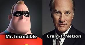 Characters and Voice Actors - The Incredibles (Updated)