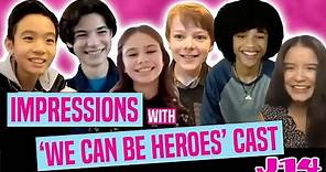 Netflix's We Can Be Heroes Cast Does Impressions — Missy, Wild Card and More